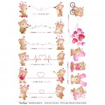 CrafTangles A4 Transfer It Sheets - Love is in the Air 3