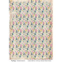 CrafTangles A4 Transfer It Sheets - Floral Print 18