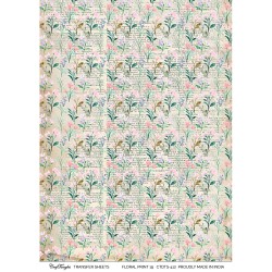 CrafTangles A4 Transfer It Sheets - Floral Print 19