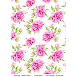 CrafTangles A4 Transfer It Sheets - Floral Print 22