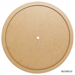 10 inch MDF Clock Base with Ring