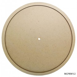 12 inch MDF Clock Base with Ring