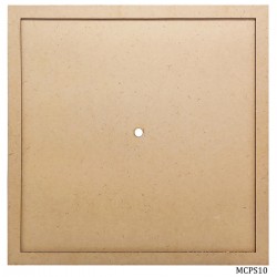 10 inch MDF Clock Base with Ring (Square)