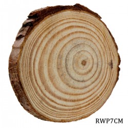 Natural Wooden Slices 7 cm - single piece