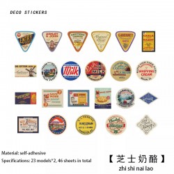 Journal Ephemera Stickers (46 pcs) - Food