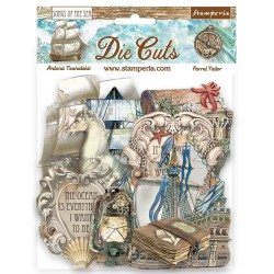 Stamperia Die-Cuts - Songs Of The Sea Ship And Treasures