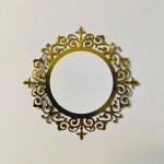 CrafTangles Steel Dies - Ornamental Frame - Circle (Set of 2 dies)