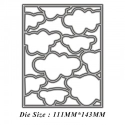 Steel Background Dies - Couple Grid (Set of 2 dies) (LC502)