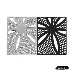 Steel Background Dies - Floral Lace Grid