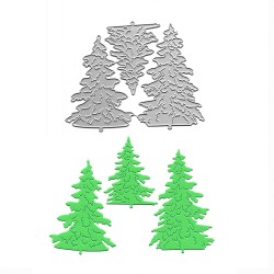 Steel Dies - Pine Trees (Set of 3 dies)