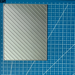 Steel Background Dies - Diagonal Stitched Lines Grid