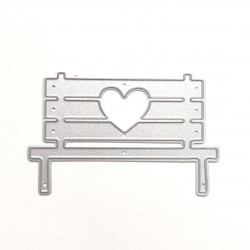 Steel Dies - Love Bench