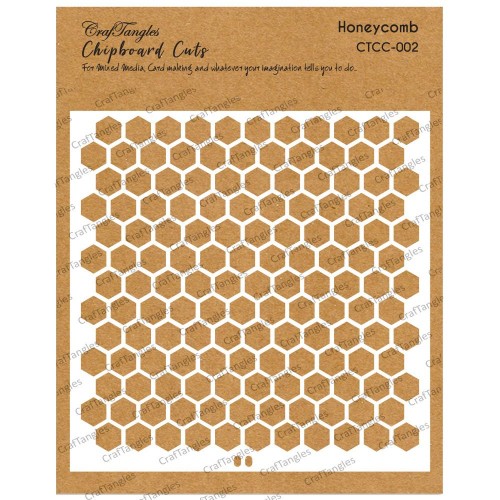 CrafTangles Chipboard Cuts - Honeycomb