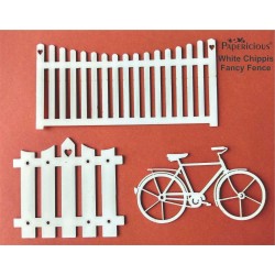 Papericious White Chippis - Fancy Fence