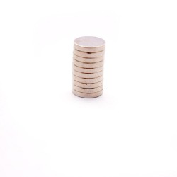 Circle Magnets (7.5 mm by 1.5 mm) - 10 pcs