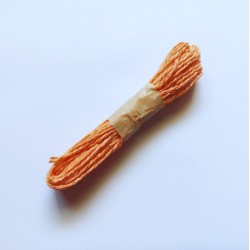Golden double colored Paper Twine - Orange (10 mts)