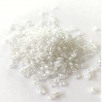 CrafTangles Seed Beads - Translucent White