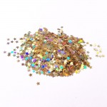 CrafTangles Shaker Elements - Golden Shimmer Stars (10 gms)