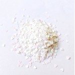CrafTangles Shaker Elements - White Shimmer Hearts (10 gms)