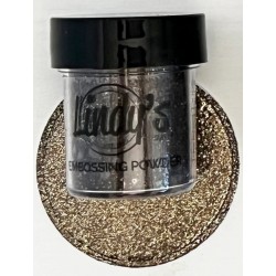Lindy's Stamp Gang 2-Tone Embossing Powder .5oz - Toadstool Taupe