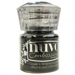 Nuvo Embossing Powder - Jet Black (0.74 oz)