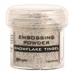 Ranger Embossing Powder - Snowflake Tinsel