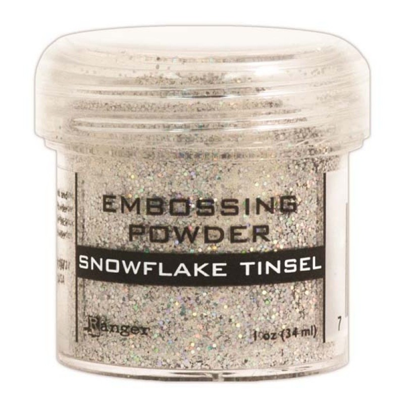 1-Ounce Jar Ranger Embossing Powder Blue Tinsel 