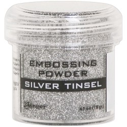 Ranger Embossing Powder - Silver Tinsel