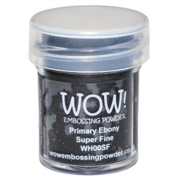 Wow Embosing Powder - Super Fine - Primary Ebony
