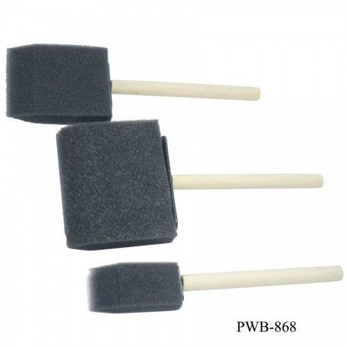 Foam or Sponge Brush Set (Pack of 3 pcs)