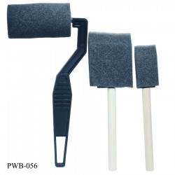 Foam or Sponge Brush Set with Roller (Pack of 3 pcs)