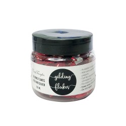 CrafTangles Gilding Flakes (120 ml) - Red and Silver