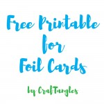 Free downloadable A2 card size printables for foiling ( 2 A4 sheets )