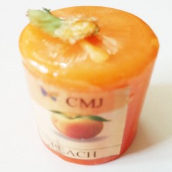 Aromatic Pillar Candles - Peach (Small)