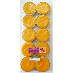 Aromatic Tea Lights - Orange (Pack of 10)