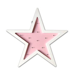 Wooden Marquee Lights - Star