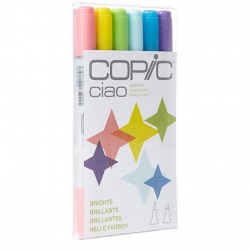 Copic Ciao Markers 6 Piece Set (Bright Color)
