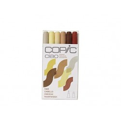 Copic Ciao Markers 6 Piece Set (Hair)