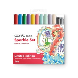 Copic Ciao Markers 10 Piece Sparkle Set