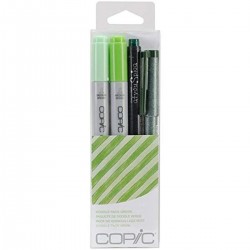 Copic Marker Doodle Pack, Green