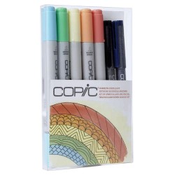 COPIC Doodle Kit Rainbow Set of 7