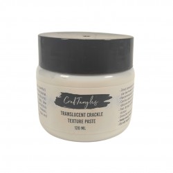 CrafTangles mixed media essentials - Crackle Texture Paste - Translucent (120 ml)
