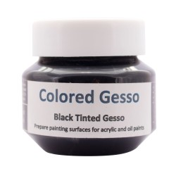 Hakims Colored Gesso (136 ml)  - Black