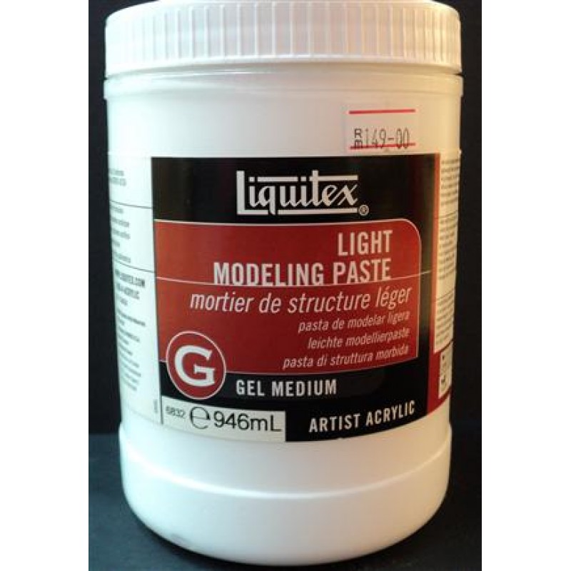 Liquitex Gel Medium Light Modeling Paste 946 ML - 6832