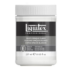 Liquitex Texture Gel Medium White Opaque Flakes 237Ml