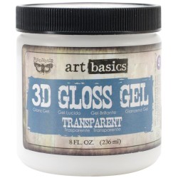Prima Finnabair Art Basics 3D Gloss Gel - Transparent 8oz