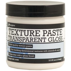Ranger Texture Paste - Transparent Gloss (4 oz)