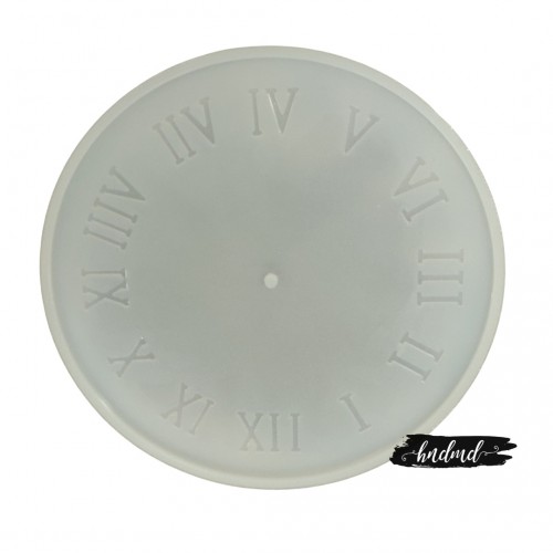 12 inch Roman Numbers Clock Silicone Resin Mould
