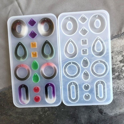 Different Earrings Silicone Jewellery Mould