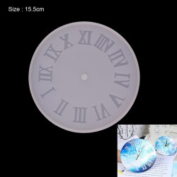 Roman Number Clock Silicone Mould